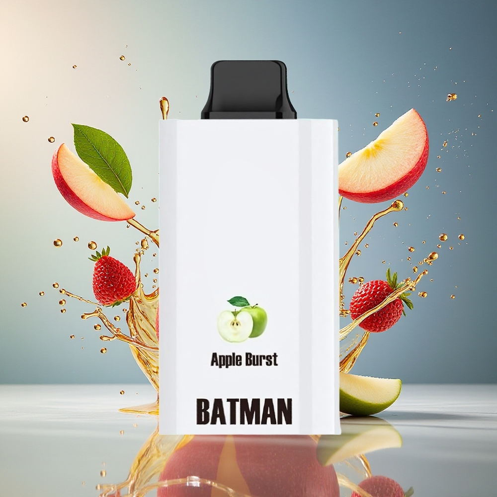 JNR Batman 11000 Puffs Norge Engros 850mAh 20ml Eple Smell Dual Mesh Coil Type-C