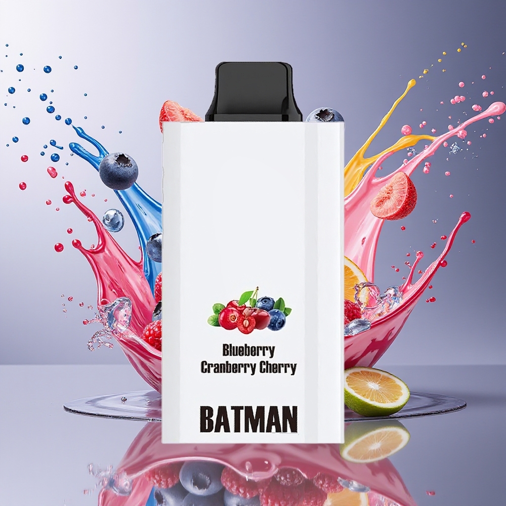 JNR Batman 11000 Puffs Norge Engros Blåbær Tranebær Kirsebær 850mAh 20ml Type-C