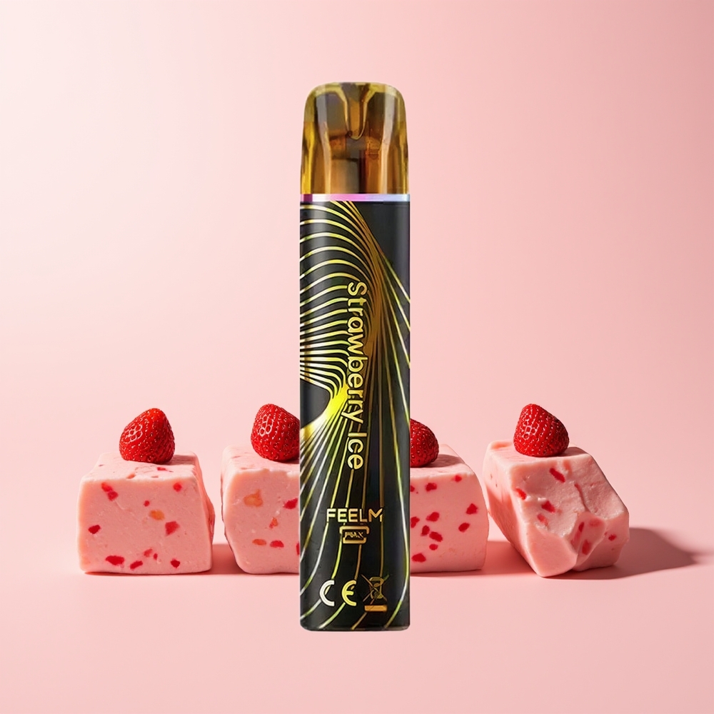 JNR Black&Golden 600+200 Puffs 2ml Norge Engros Jordbær Is Disposable Vape