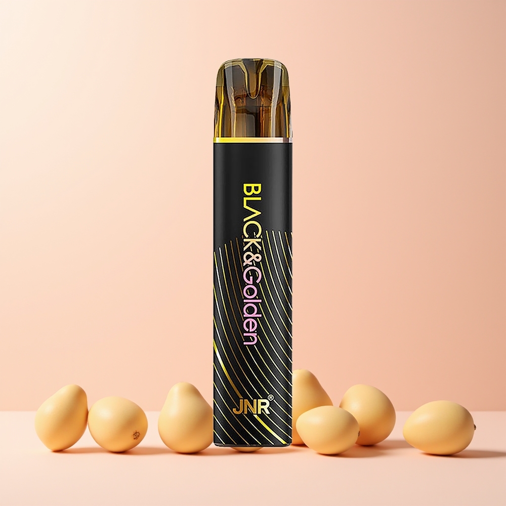 JNR Black&Golden 600+200 Puffs Norge Engros 550mAh 2ml 2% Fersken Mango