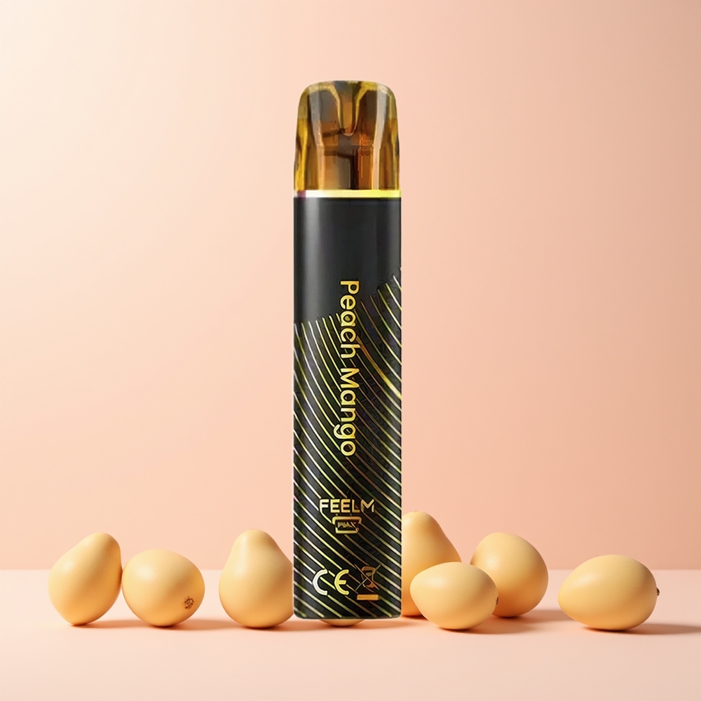 JNR Black&Golden 600+200 Puffs Norge Engros 550mAh 2ml 2% Fersken Mango