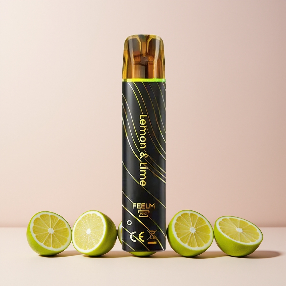 JNR Black&Golden 600+200 Puffs Norge Engros 550mAh 2ml Sitron & Lime