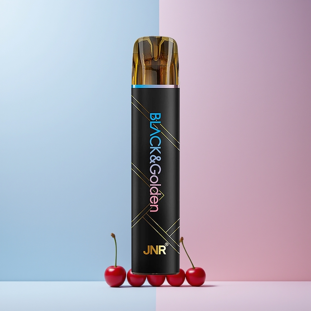 JNR Black&Golden 600+200 Puffs Norge Engros Blå Bringebær 2% Nikotin 550mAh TPD