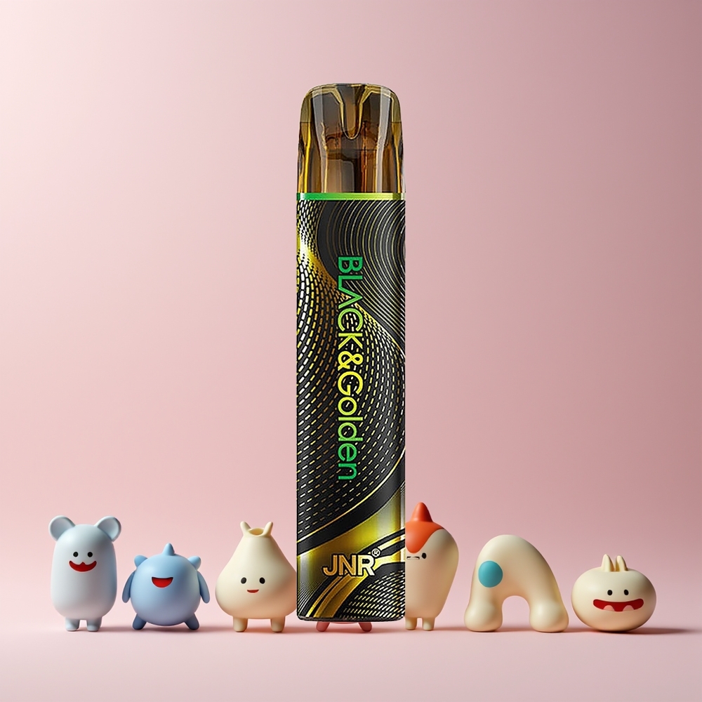 JNR Black&Golden 600+200 Puffs Passion Monster 2% Nikotin 550mAh Norge Engros