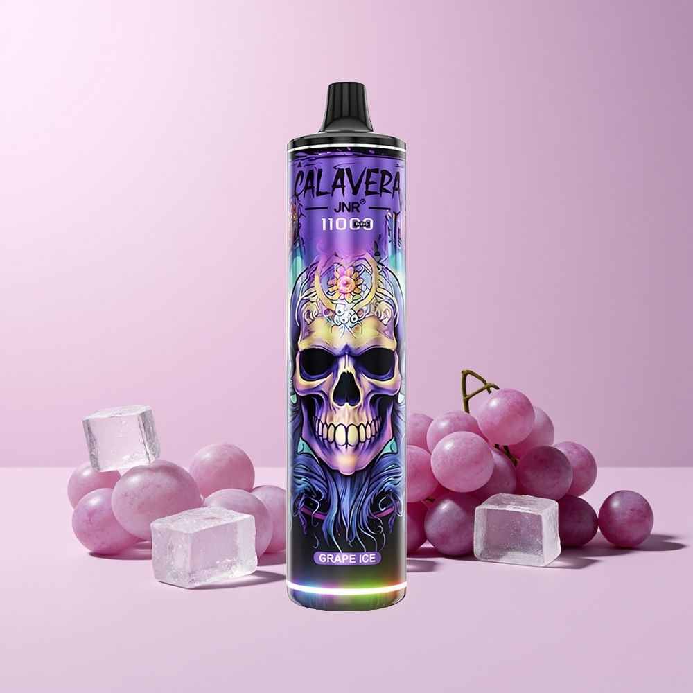JNR Calavera 11000 Puffs Engangs Vape Drueis Type-C 850mAh 21ml 1.0ohm Mesh Norge Engros