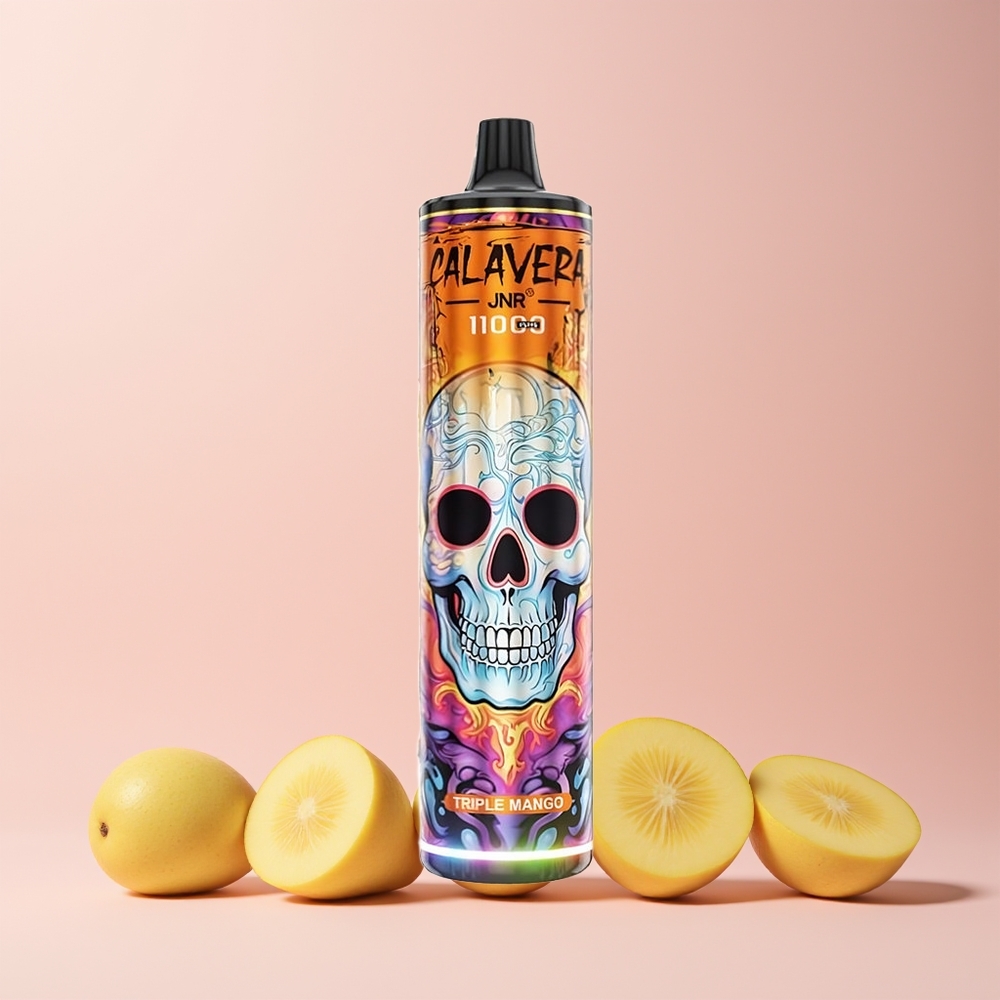 JNR Calavera 11000 Puffs Engangsvape Triple Mango Norge Engros Type-C 850mAh 21ml 1.0ohm