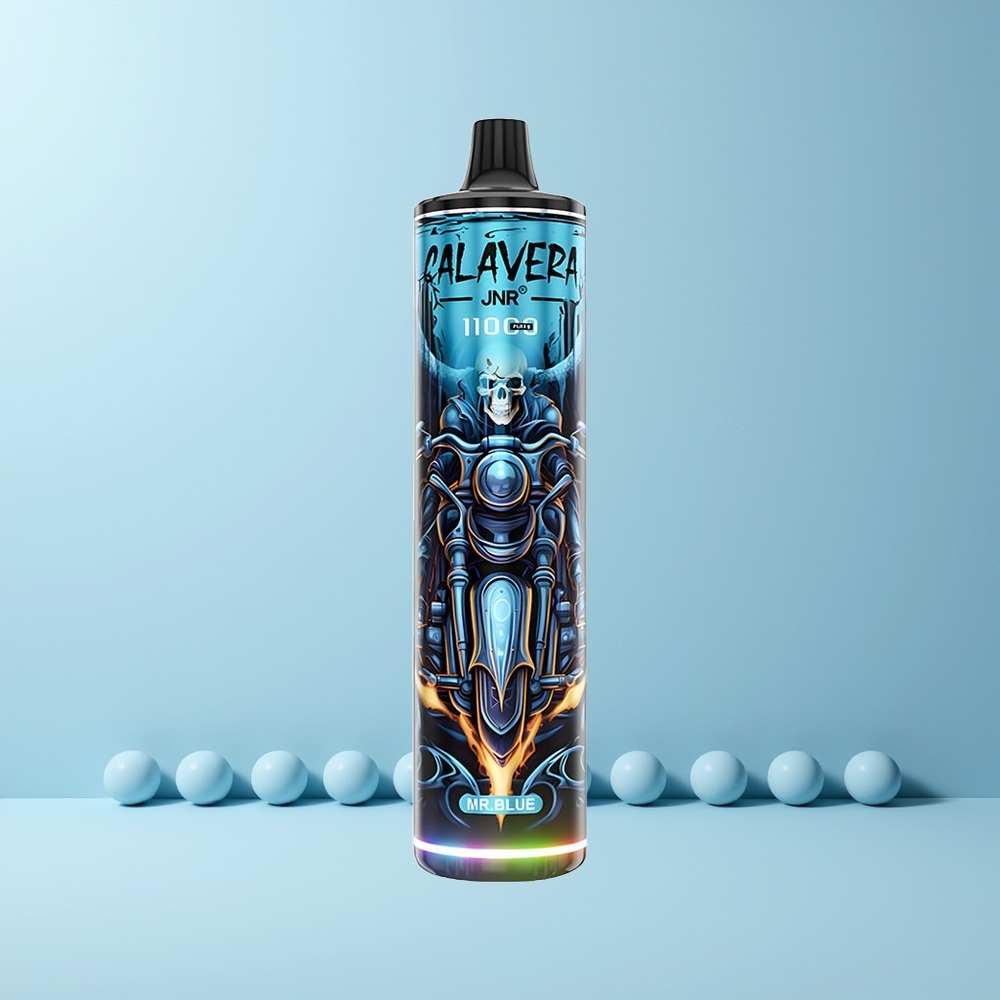 JNR Calavera 11000 Puffs Engros Norge Type-C 850mAh 21ml 1.0ohm Mr Blå