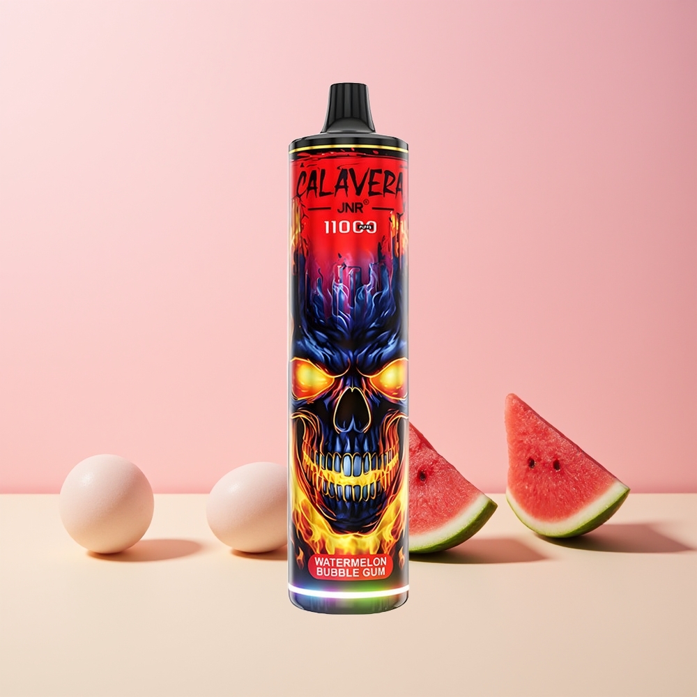 JNR Calavera 11000 Puffs Engros Norge Type-C 850mAh 21ml 1.0ohm Vannmelon Tyggegummi