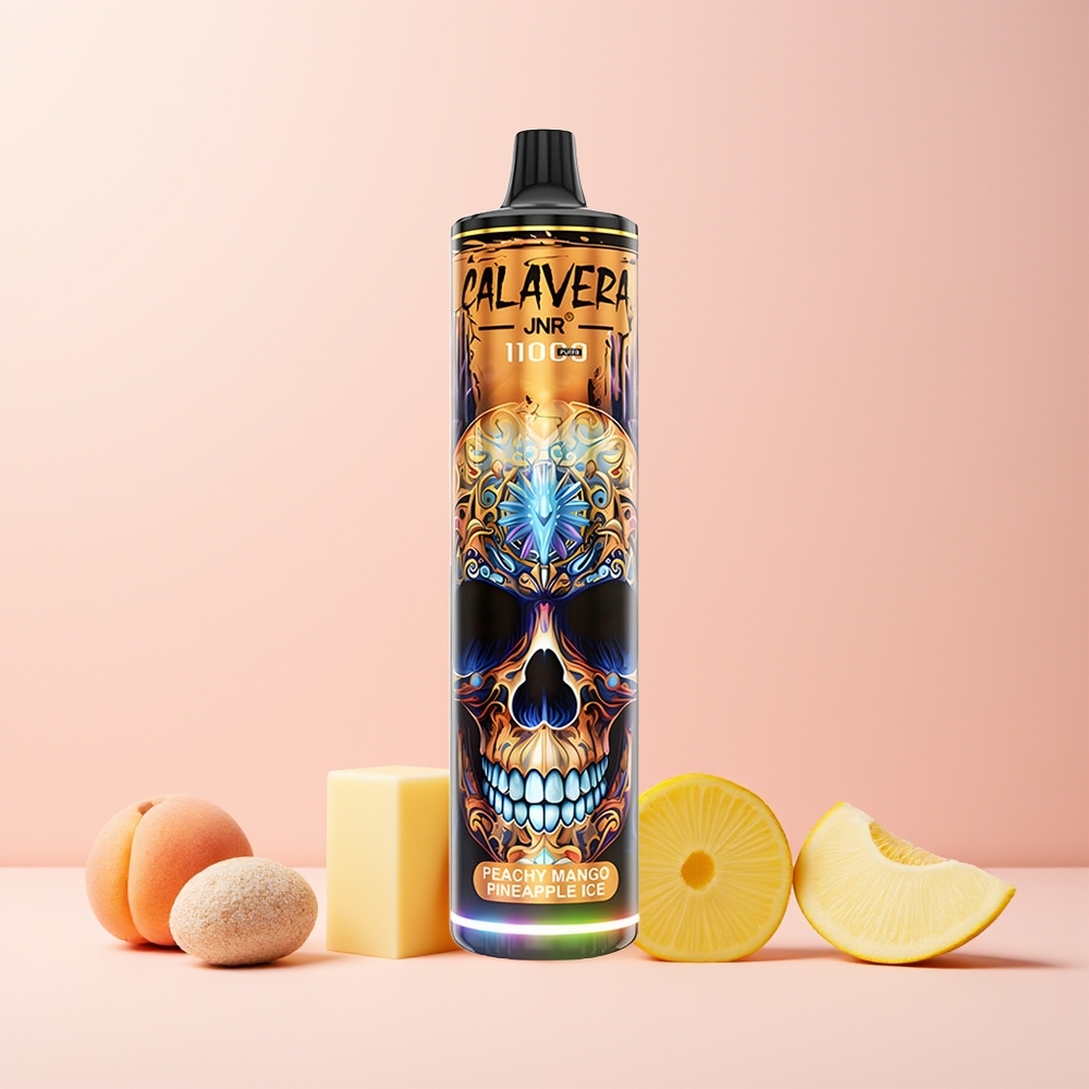 JNR Calavera 11000 Puffs Norge Engros 850mAh 21ml 1.0ohm Fersken Mango Ananas Is