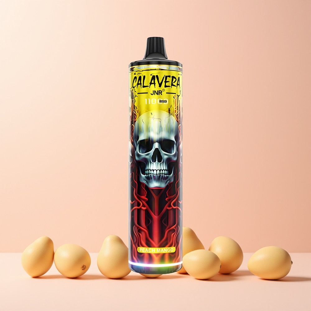 JNR Calavera 11000 Puffs Norge Engros Fersken Mango Type-C 850mAh 21ml 1.0ohm Mesh