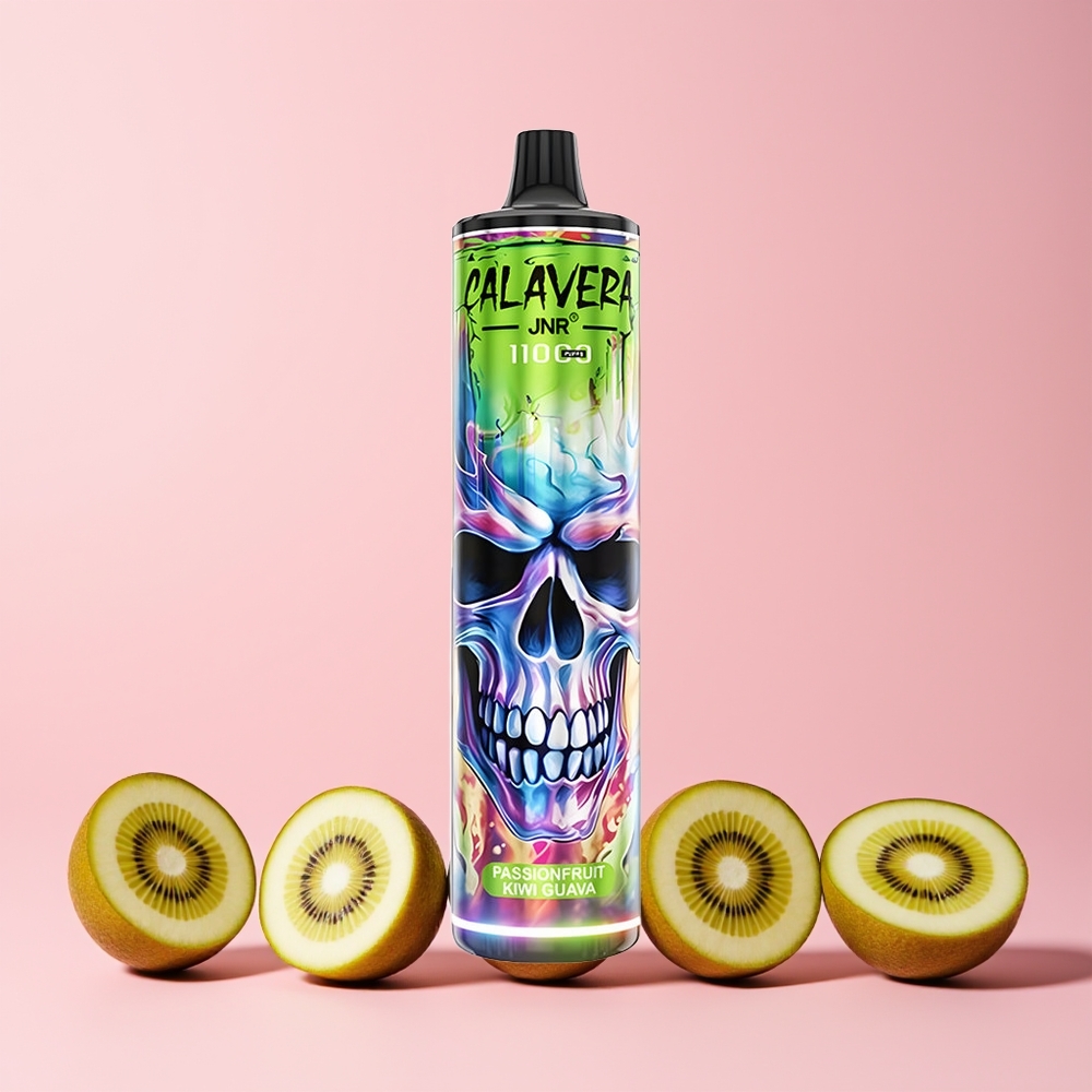 JNR Calavera 11000 Puffs Norge Engros Type-C 850mAh 21ml 1.0ohm Pasjonsfrukt Kiwi Guava