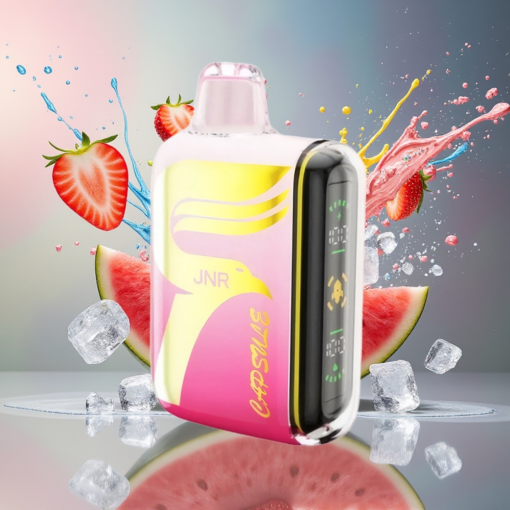 JNR Capsule 15000 Puffs Norge Engros Jordbær Vannmelon Is 850mAh 20ml Boost Mode