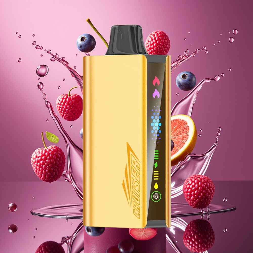 JNR Cruiser 12000 Puffs Innebygd 3500 mAh Full-Metal Norge Engros Drueis