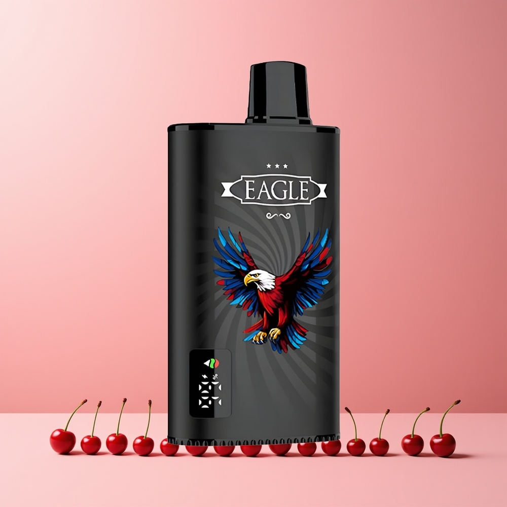 JNR EAGLE Smart 23000 Puffs Norge Engros Digital Skjerm Justerbar Luftstrøm Kirsebær Cola