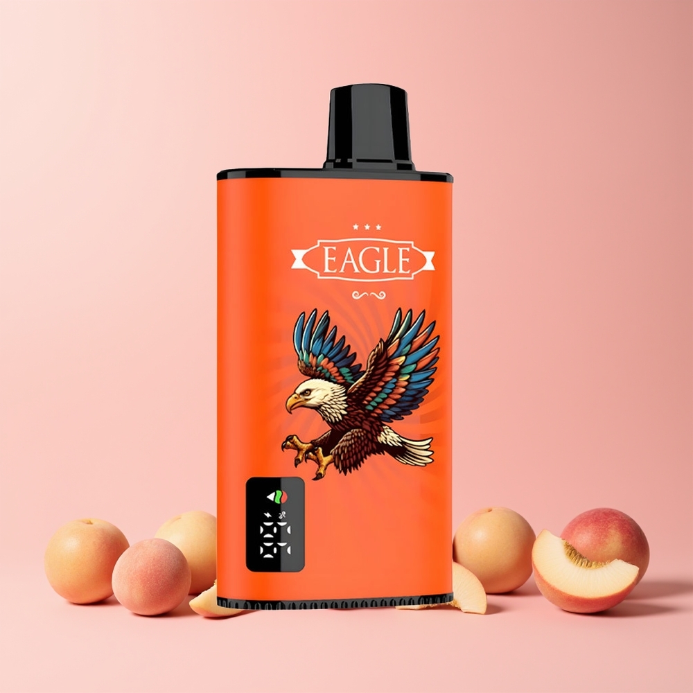 JNR EAGLE Smart 23000 Puffs Norge Engros Digital Skjerm Justerbar Luftstrøm Saftige Ferskener
