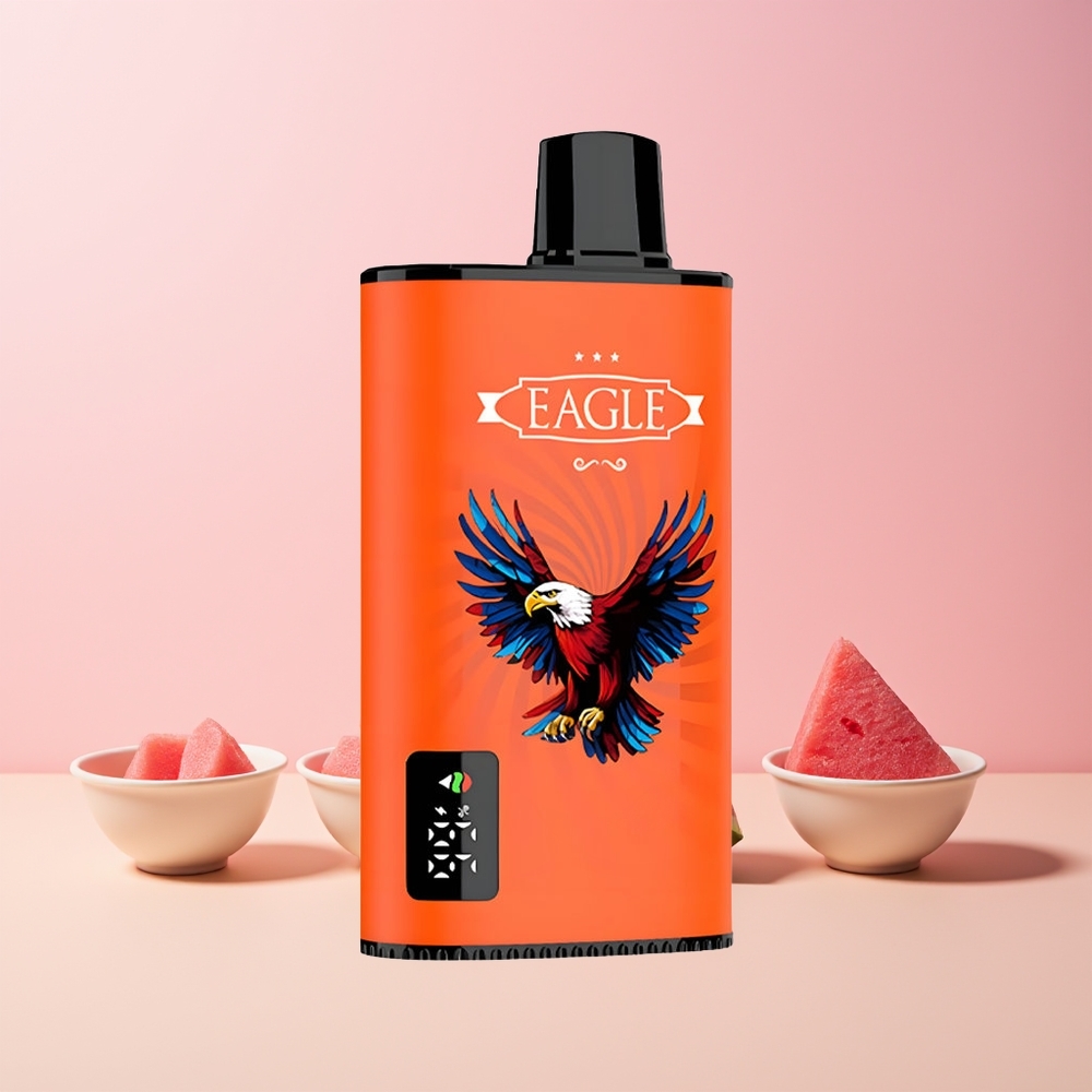 JNR EAGLE Smart 23000 Puffs Norge Engros Digital Skjerm Justerbar Luftstrøm Vannmelon Tyggegummi