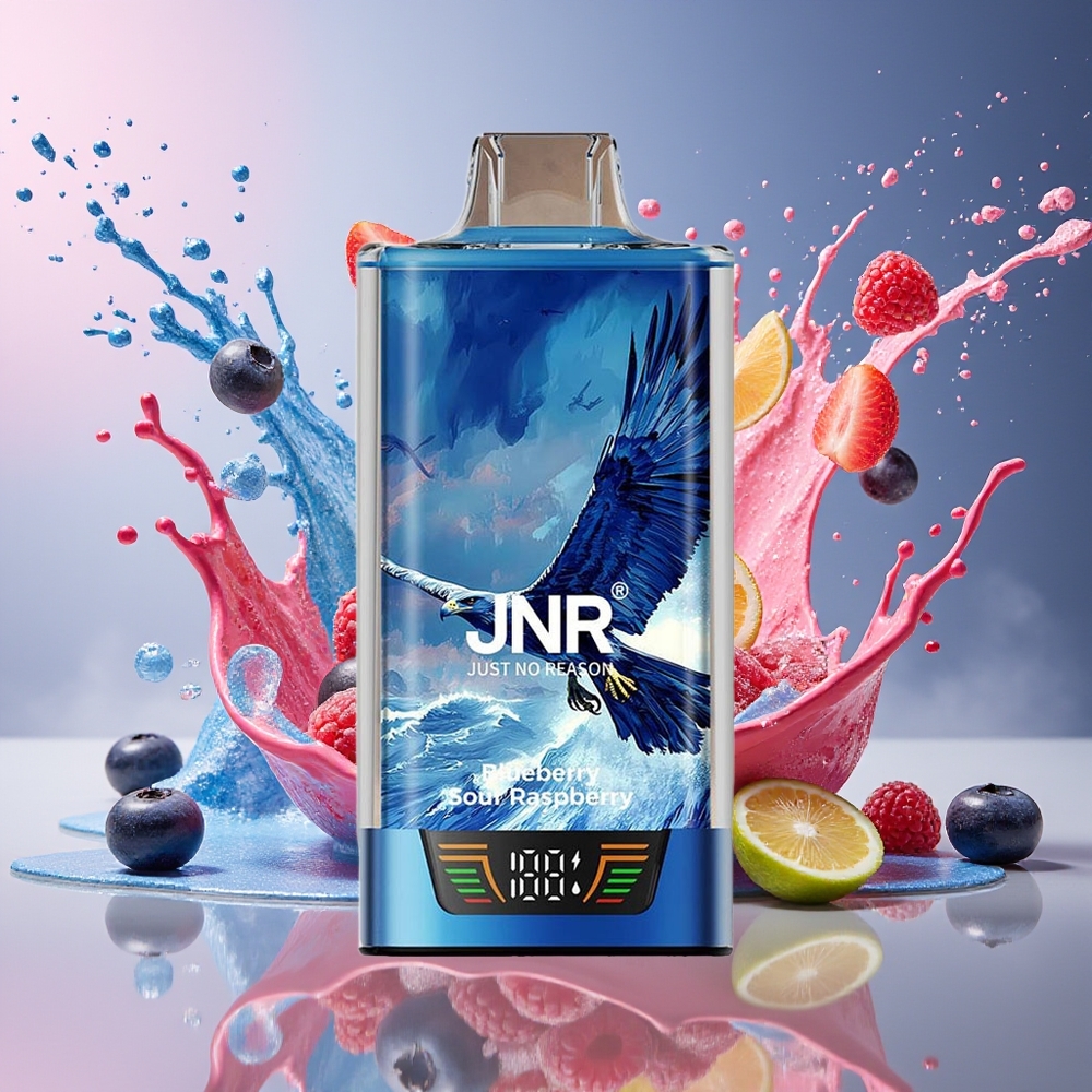 JNR Falcon Pro 28000 Norge Engros 30ml 950mAh Blåbær Sur Bringebær