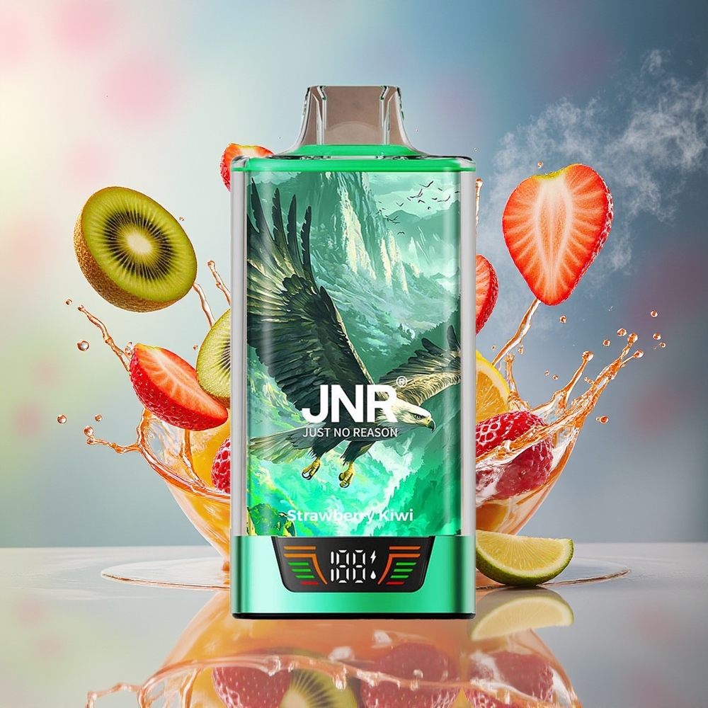 JNR Falcon Pro 28000 Norge Engros 30ml 950mAh Smart Display Dual Mesh Jordbær Kiwi
