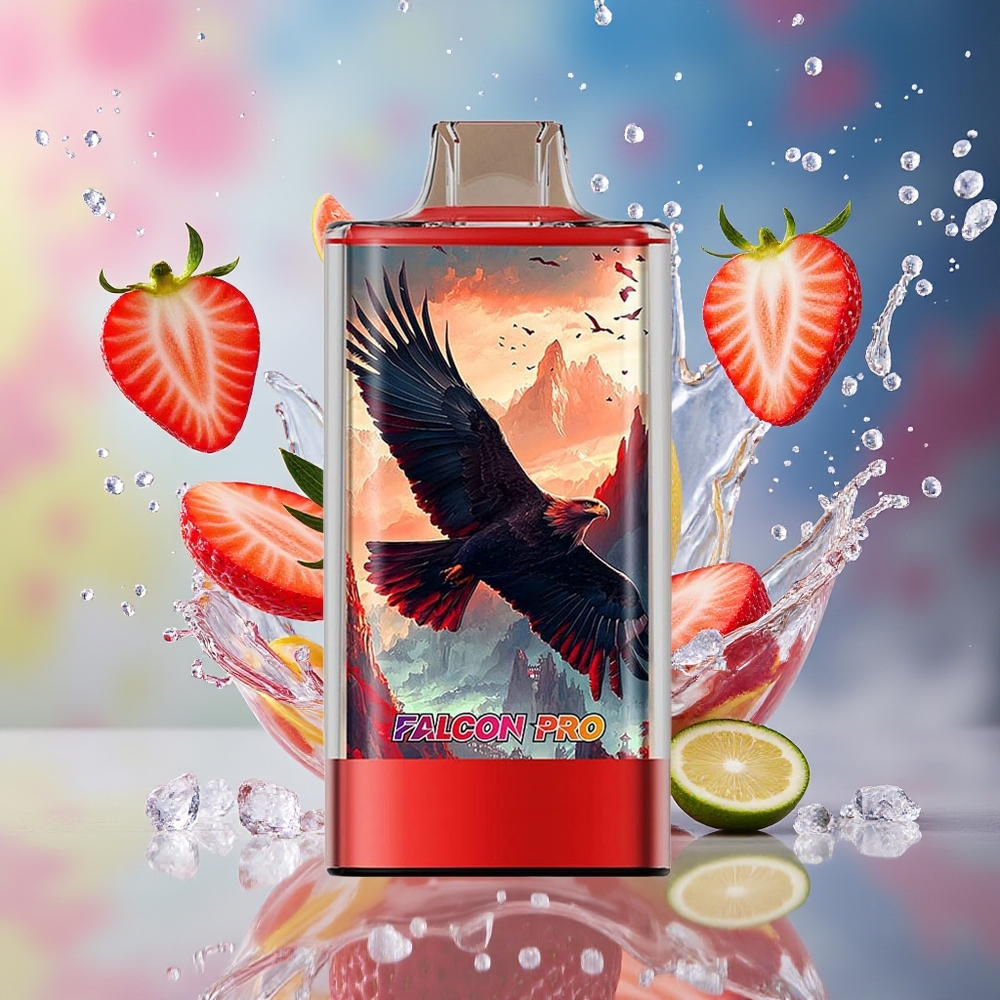 JNR Falcon Pro 28000 Norge Engros 30ml 950mAh Smart Display Jordbær Is