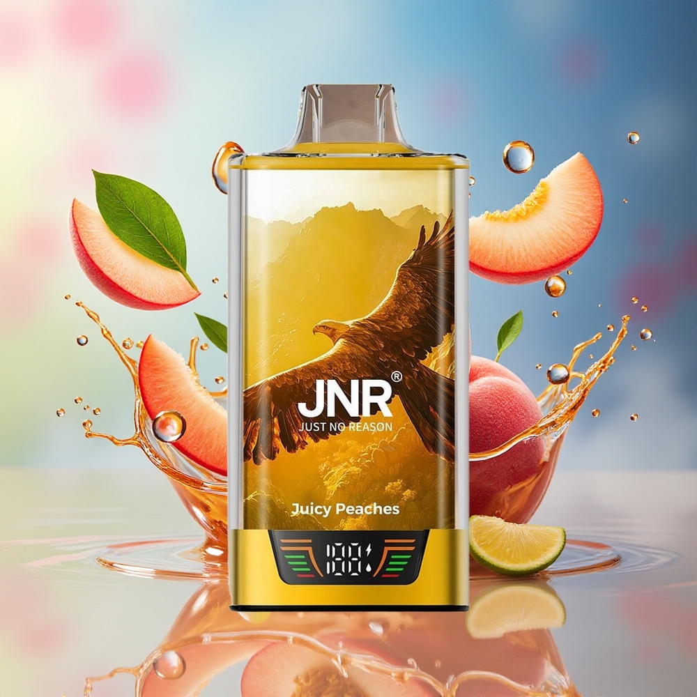 JNR Falcon Pro 28000 Norge Engros 30ml Smart Display Saftige Ferskener