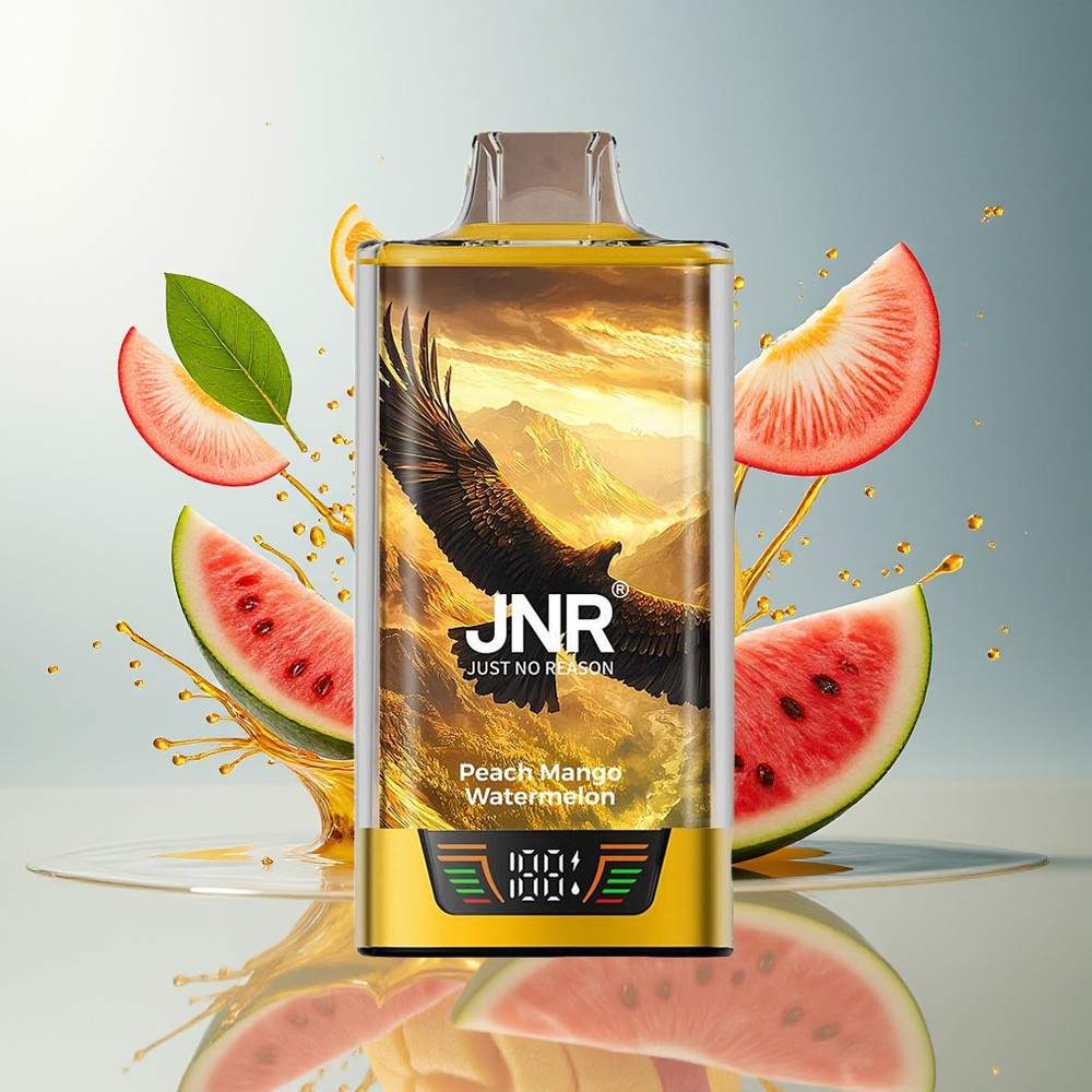JNR Falcon Pro 28000 Norge Engros Engangsdamper Fersken Mango Vannmelon 30ml 950mAh Smart Display