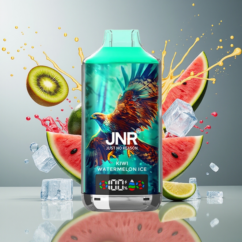 JNR Falcon X 18000 Puffs Norge Engros 750mAh 24ml Dual Mesh Kiwi Vannmelon Is