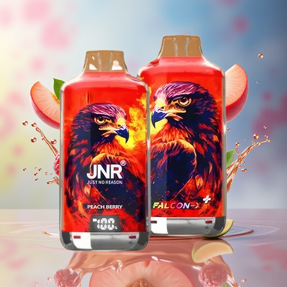 JNR Falcon X⁺ 28000 Norge Engros 950mAh 2ml Fersken Bær Justerbar Luftstrøm