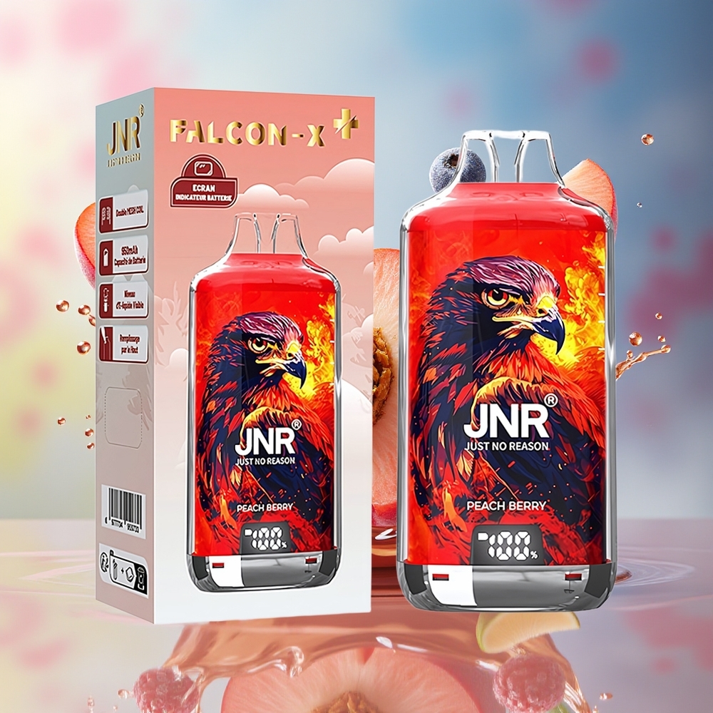 JNR Falcon X⁺ 28000 Norge Engros 950mAh 2ml Fersken Bær Justerbar Luftstrøm
