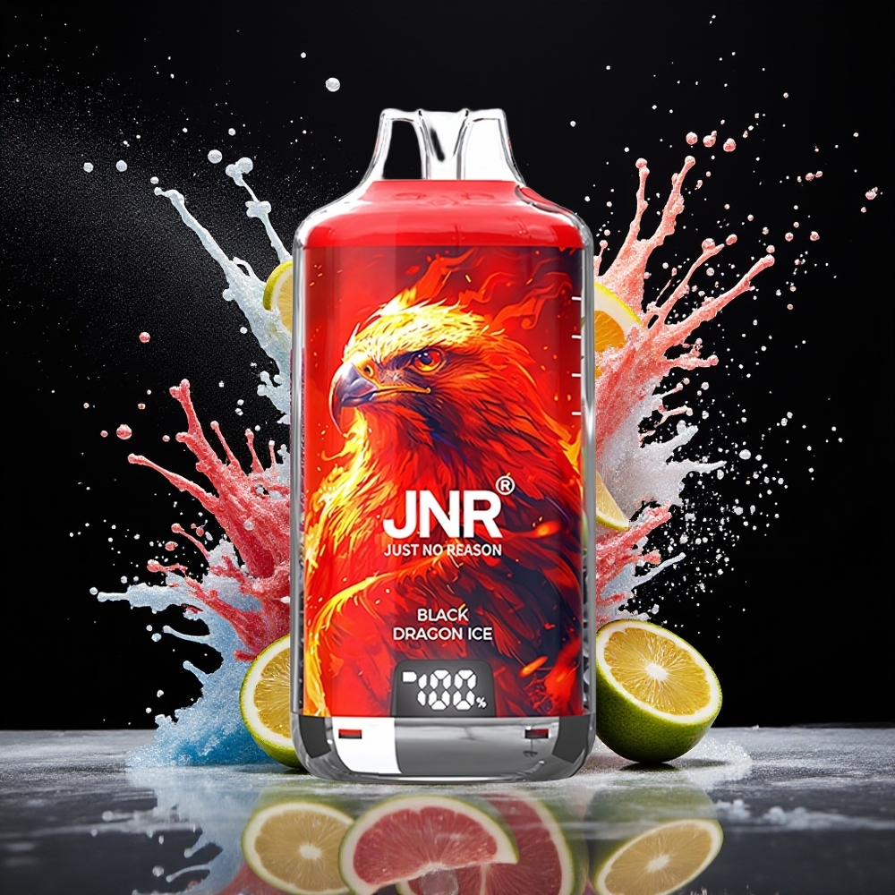 JNR Falcon X⁺ 28000 Norge Engros 950mAh 2ml Svart Drage Is