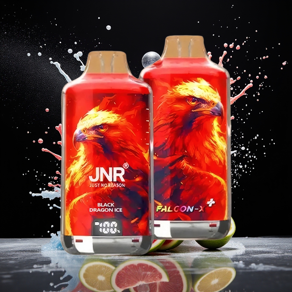 JNR Falcon X⁺ 28000 Norge Engros 950mAh 2ml Svart Drage Is