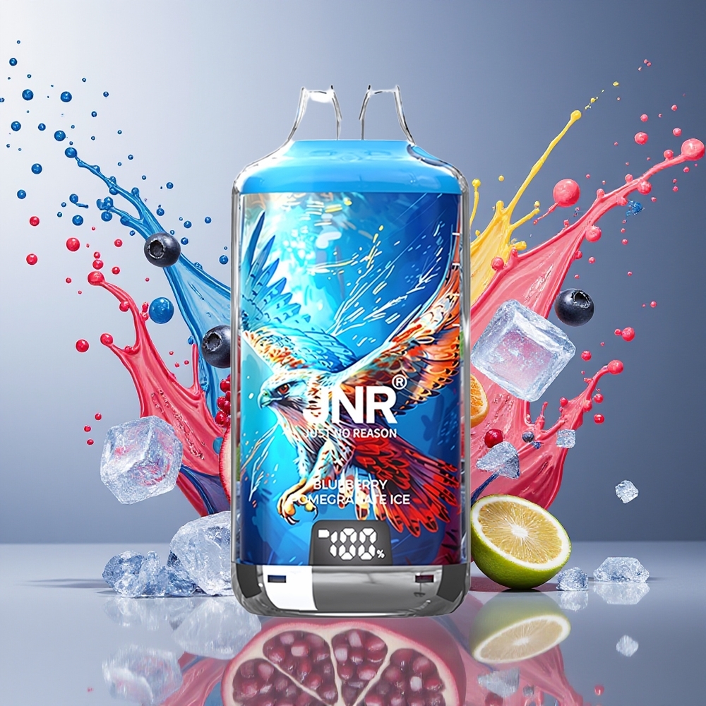 JNR Falcon X⁺ 28000 Norge Engros 950mAh Justerbar Luftstrøm Blåbær Granate Is 2% Nikotin