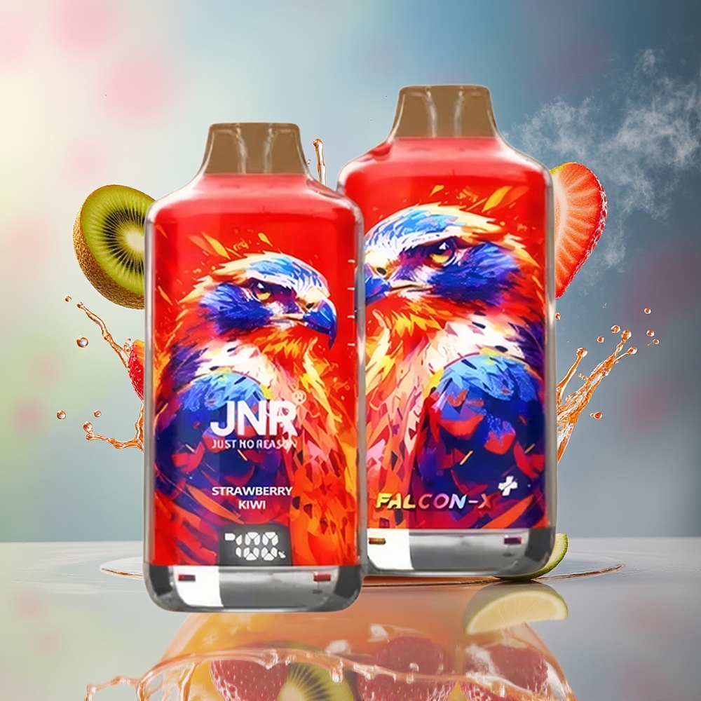 JNR Falcon X⁺ 28000 Norge Engros 950mAh Justerbar Luftstrøm Jordbær Kiwi