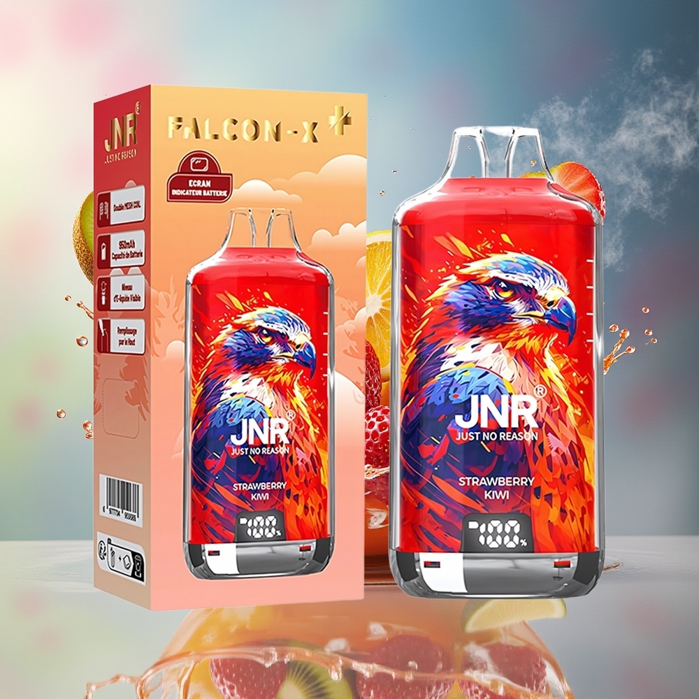 JNR Falcon X⁺ 28000 Norge Engros 950mAh Justerbar Luftstrøm Jordbær Kiwi