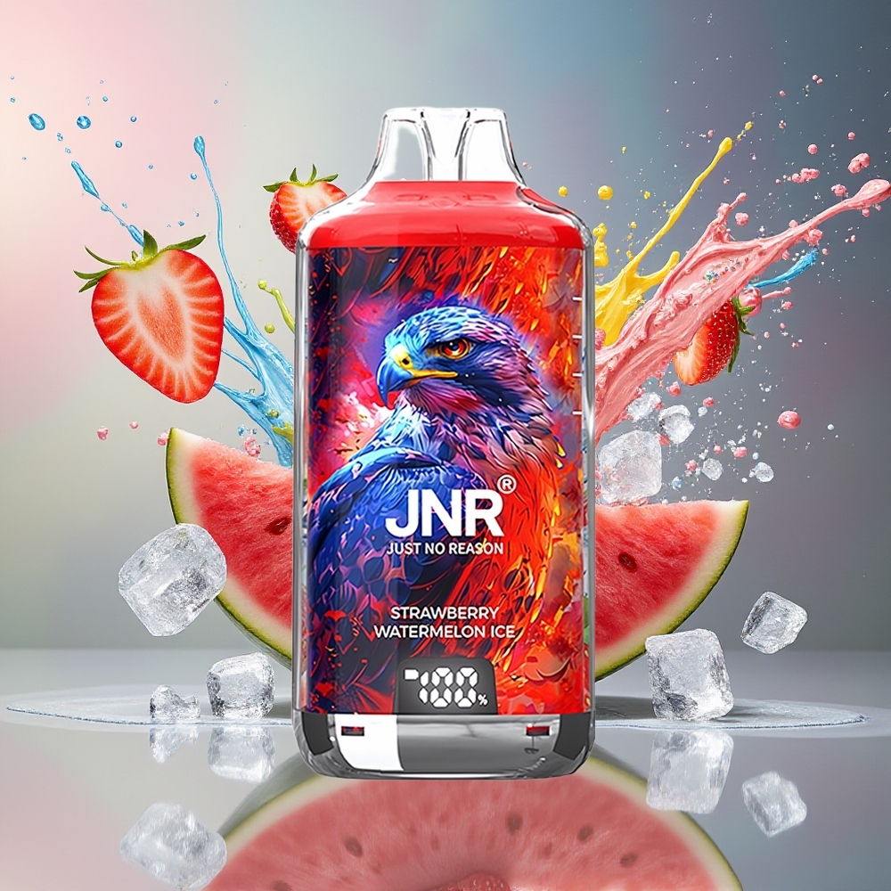 JNR Falcon X⁺ 28000 Norge Engros 950mAh Justerbar Luftstrøm Jordbær Vannmelon Is 2ml 2% Nikotin