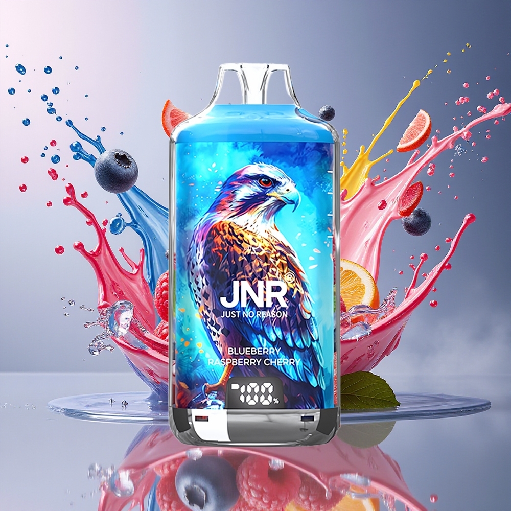 JNR Falcon X⁺ 28000 Norge Engros Blåbær Bringebær Kirsebær 950mAh 1.2ohm 2ml