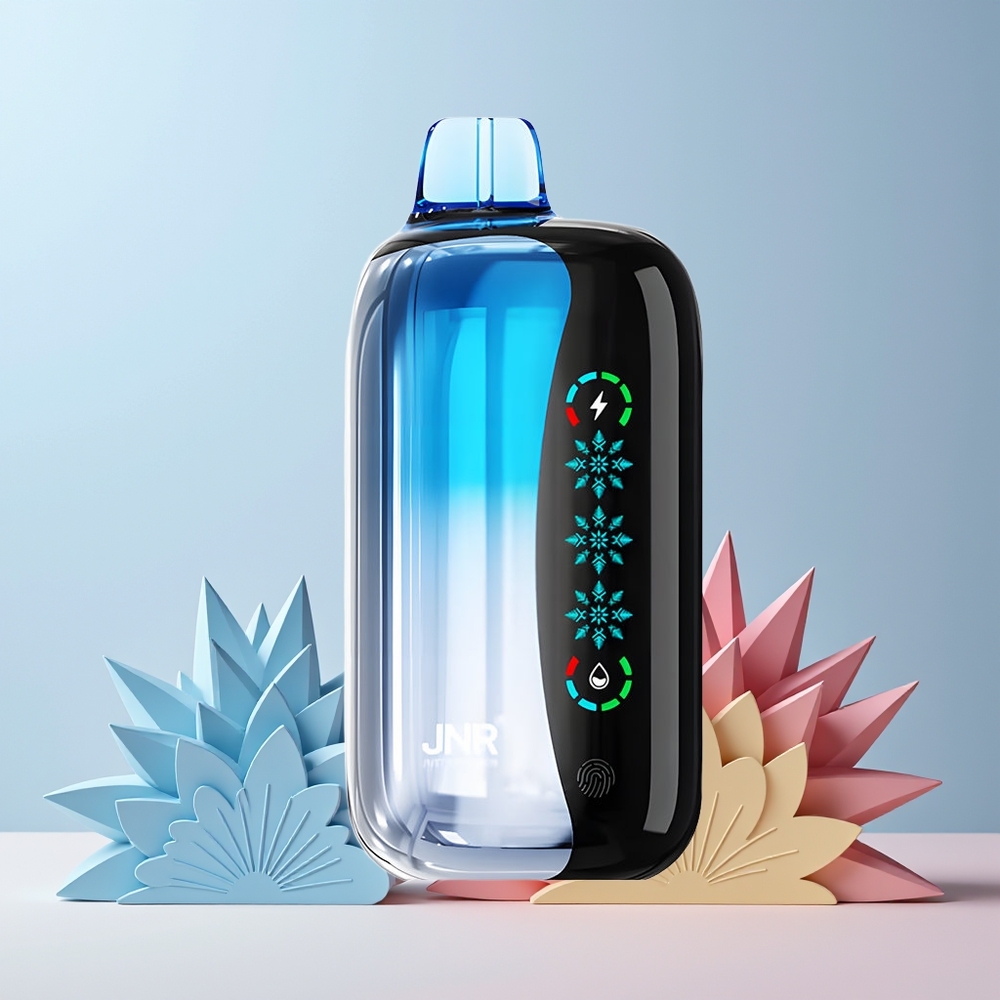 JNR Flex Ice 21000 Norge Engros Justerbar Is Blå Kirsebær Eksplosjon 26ml 1.2 Ohm Dual Mesh 1000mAh Type-C