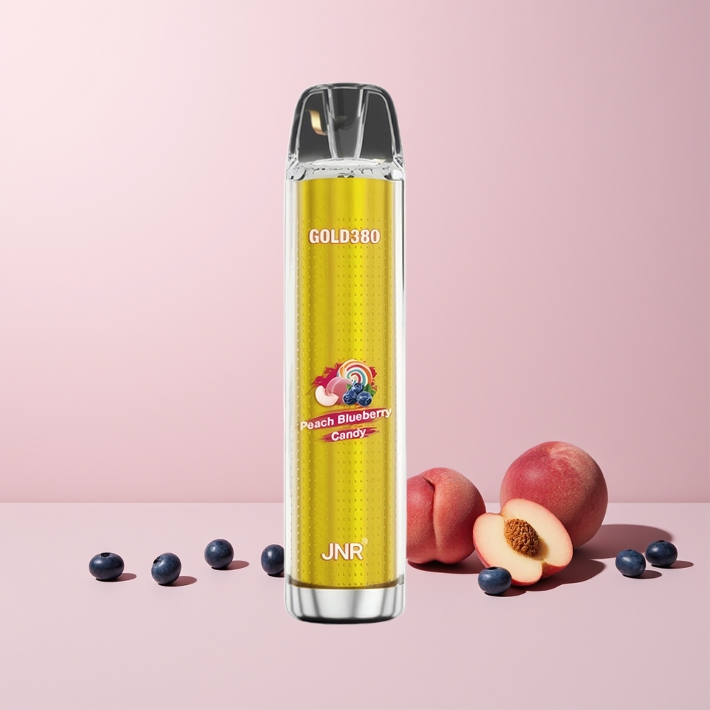 JNR Glod380 6000 Puffs 1500mAh 13ml Norge Engros Fersken Blåbær