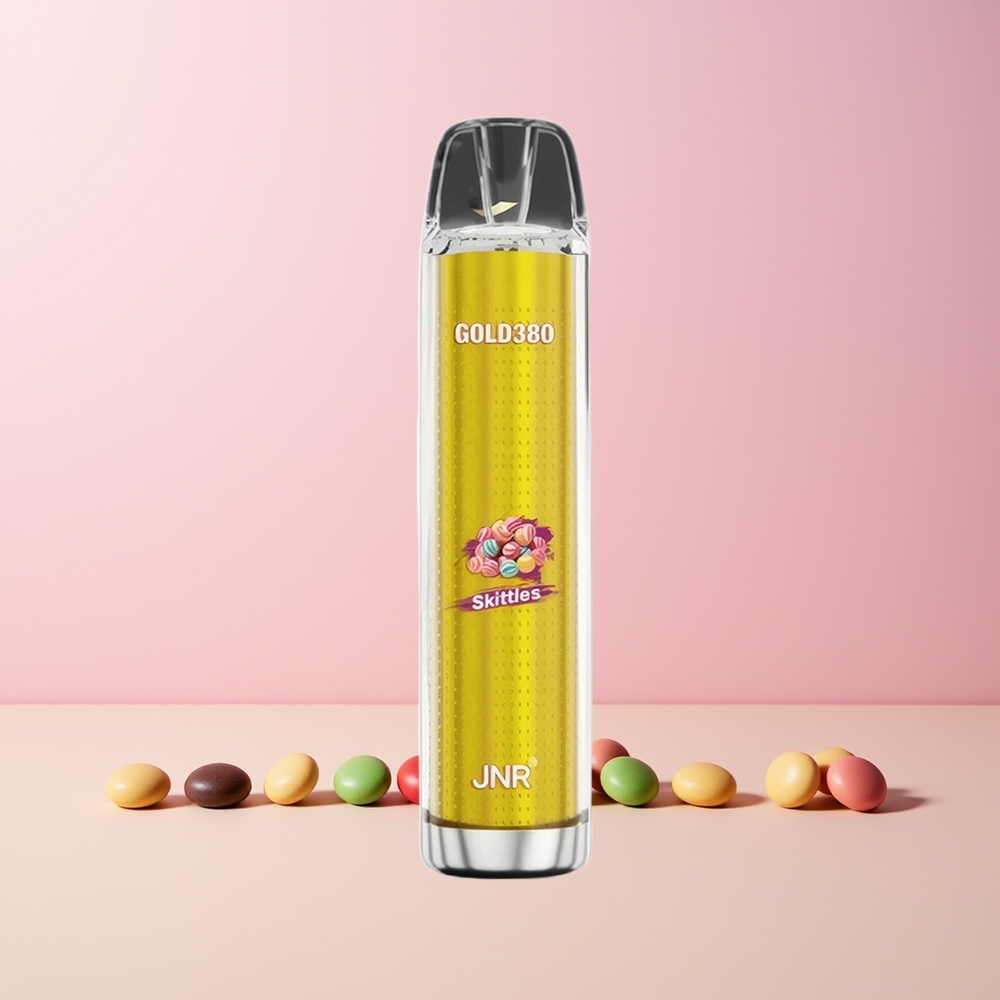 JNR Glod380 6000 Puffs 1500mAh 1.0ohm Mesh 13ml Norge Engros Regnbue