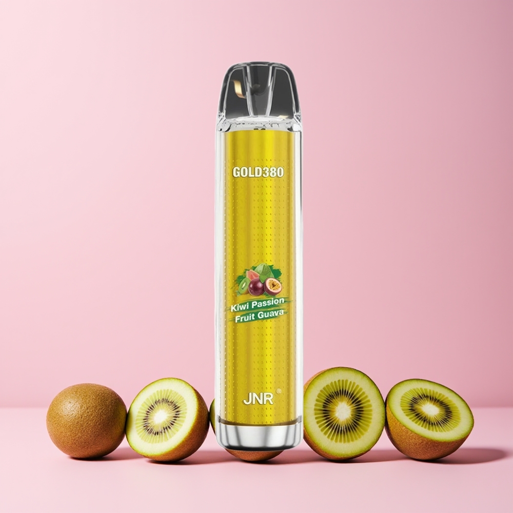 JNR Glod380 6000 Puffs Norge Engros Disposable Vape Kiwi Pasjonsfrukt Guava 1500mAh 13ml
