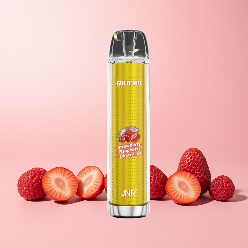 JNR Glod380 6000 Puffs Norge Engros Jordbær Bringebær 1500mAh 1.0ohm 13ml