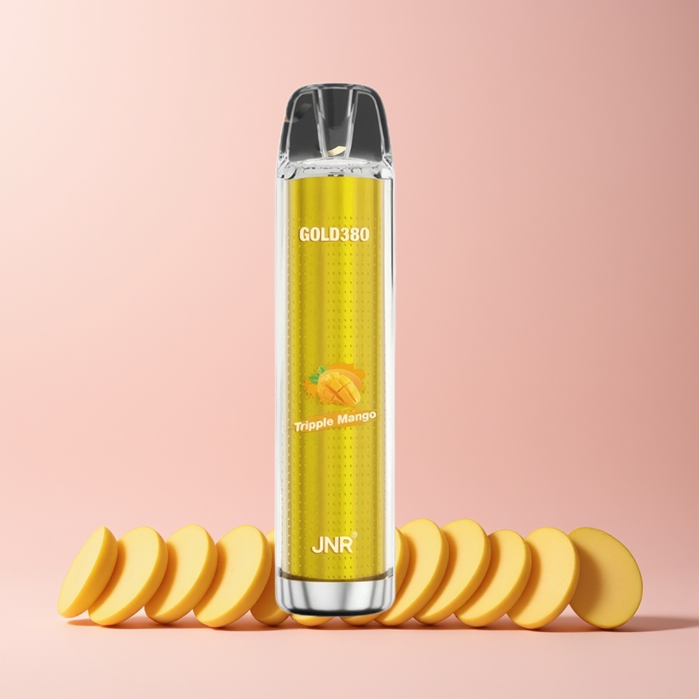 JNR Glod380 6000 Puffs Norge Engros Trippel Mango 1500mAh 1.0ohm Mesh 13ml