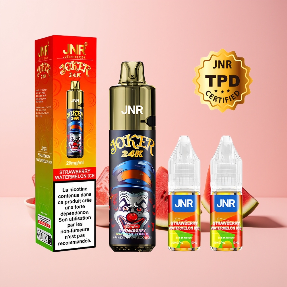 JNR Joker 24K Norge Engros 800mAh Jordbær Vannmelon Is Type-C