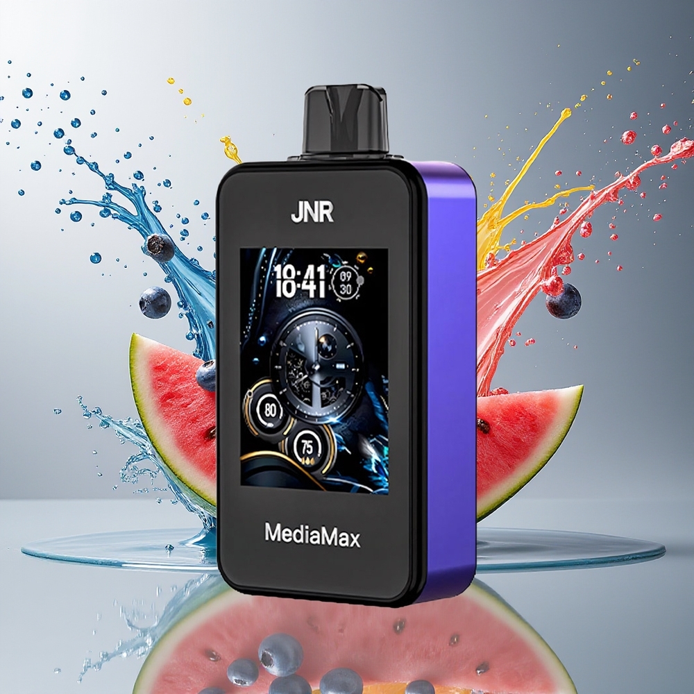JNR MediaMax 40000 Puffs 21mL 1000mAh Type-C Norge Engros Blåbær Vannmelon