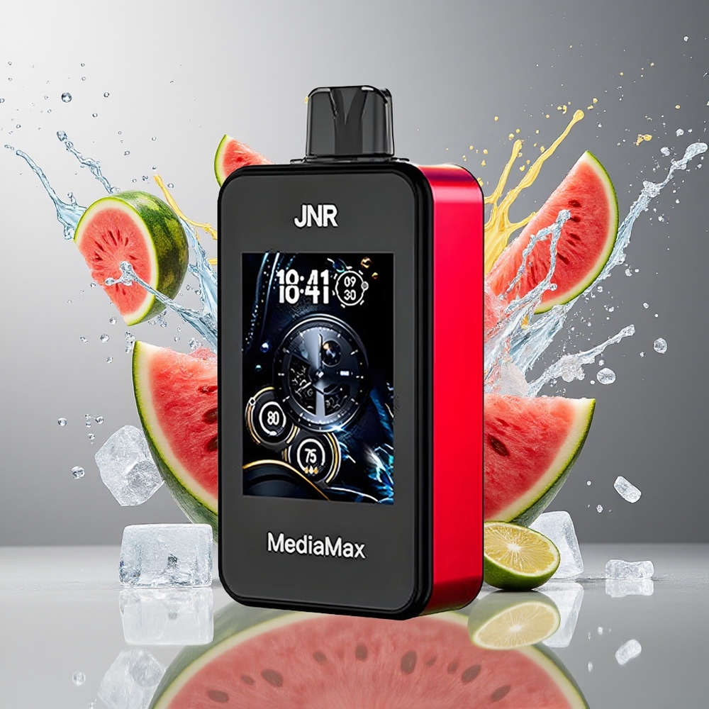JNR MediaMax 40000 Puffs Norge Engros 1000mAh 21mL 5% Vannmelon Is Dual Mesh Coil Type-C