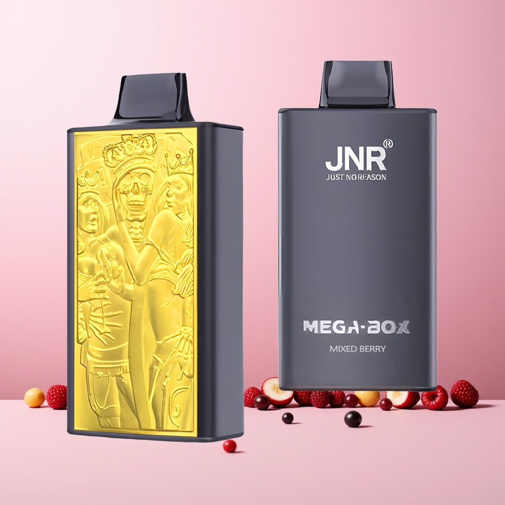 JNR Mega Box 25000 Puffs Norge Engros 30ml 850mAh Dual Mesh Blandede Bær