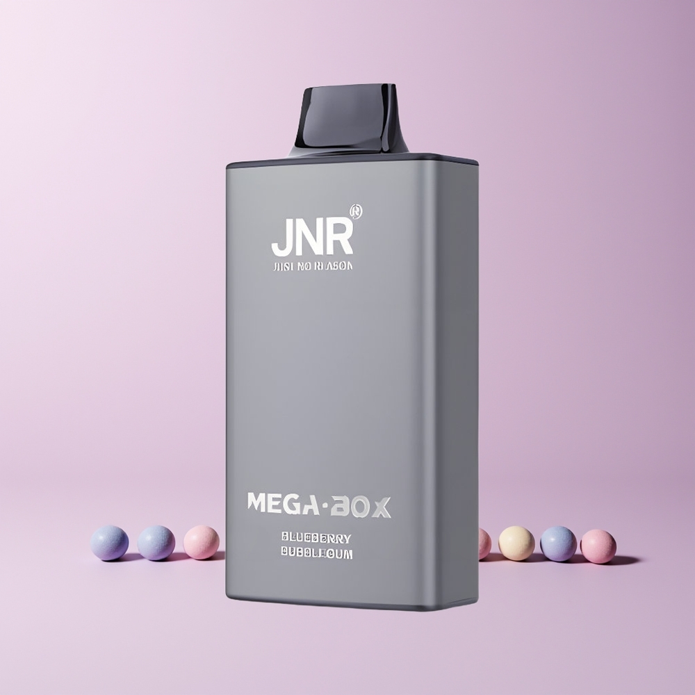 JNR Mega Box 25000 Puffs Norge Engros Blåbær Tyggegummi 30ml 850mAh Dual Mesh Coil