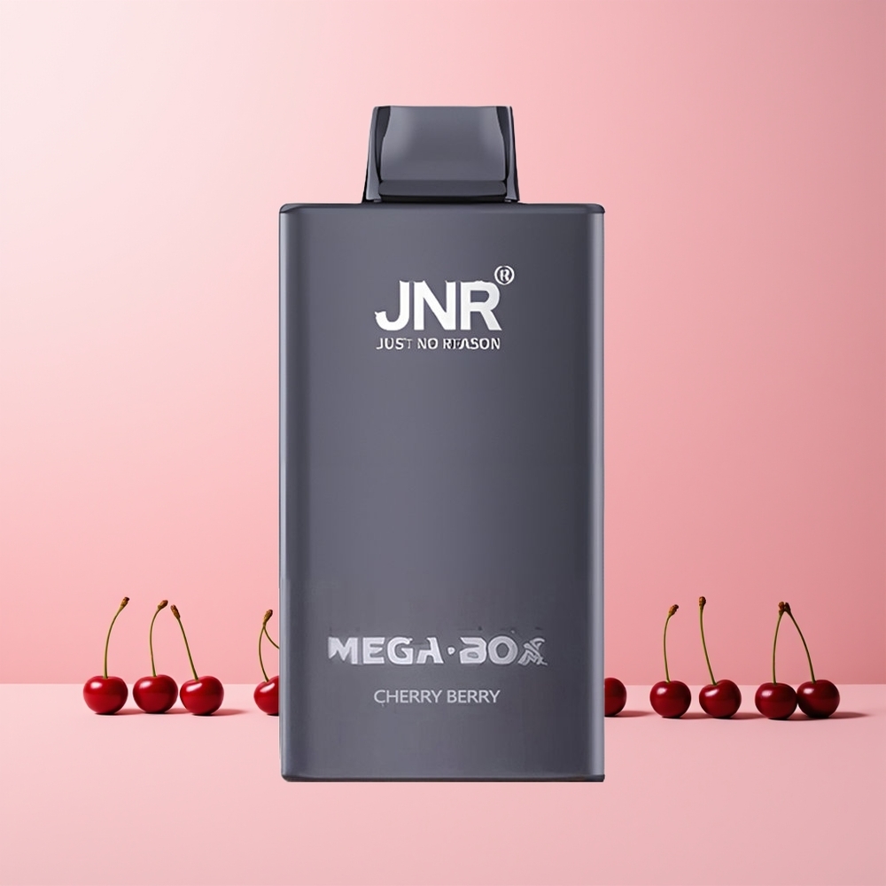 JNR Mega Box 25000 Puffs Norge Engros Dual Mesh Type-C Kirsebær Bær