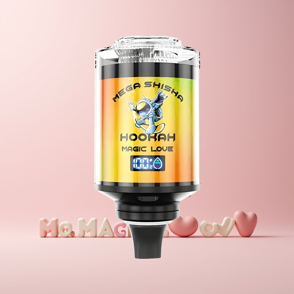 JNR Mega Shisha Hookah 100K Norge Engros 2200mAh Type-C Skjerm Luftstrøm