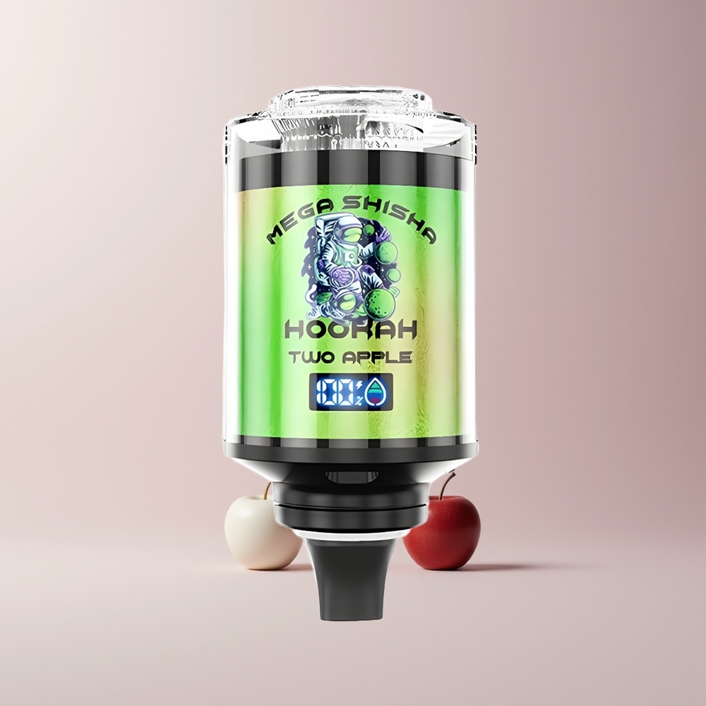 JNR Mega Shisha Hookah 100K Norge Engros 60ml 2200mAh Type-C Skjerm Luftstrøm