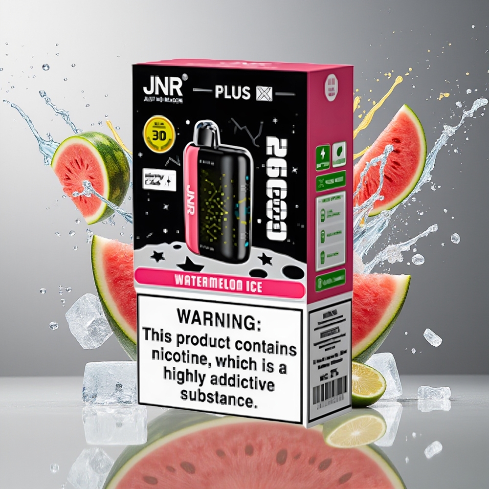 JNR Plus-X 26000 Puffs 850mAh Type-C 3D Skjerm Norge Engros Vannmelon Is